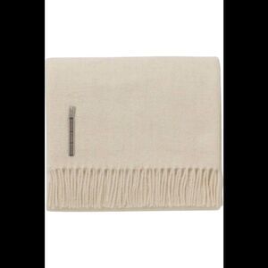 alicia adams alpaca 51"x71" Patmos Throw Ivory